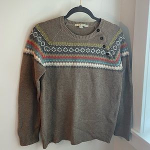 BODEN wool fairisle sweater